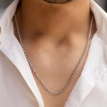 OEM experience stainless steel rolo chain necklace for men direct factory