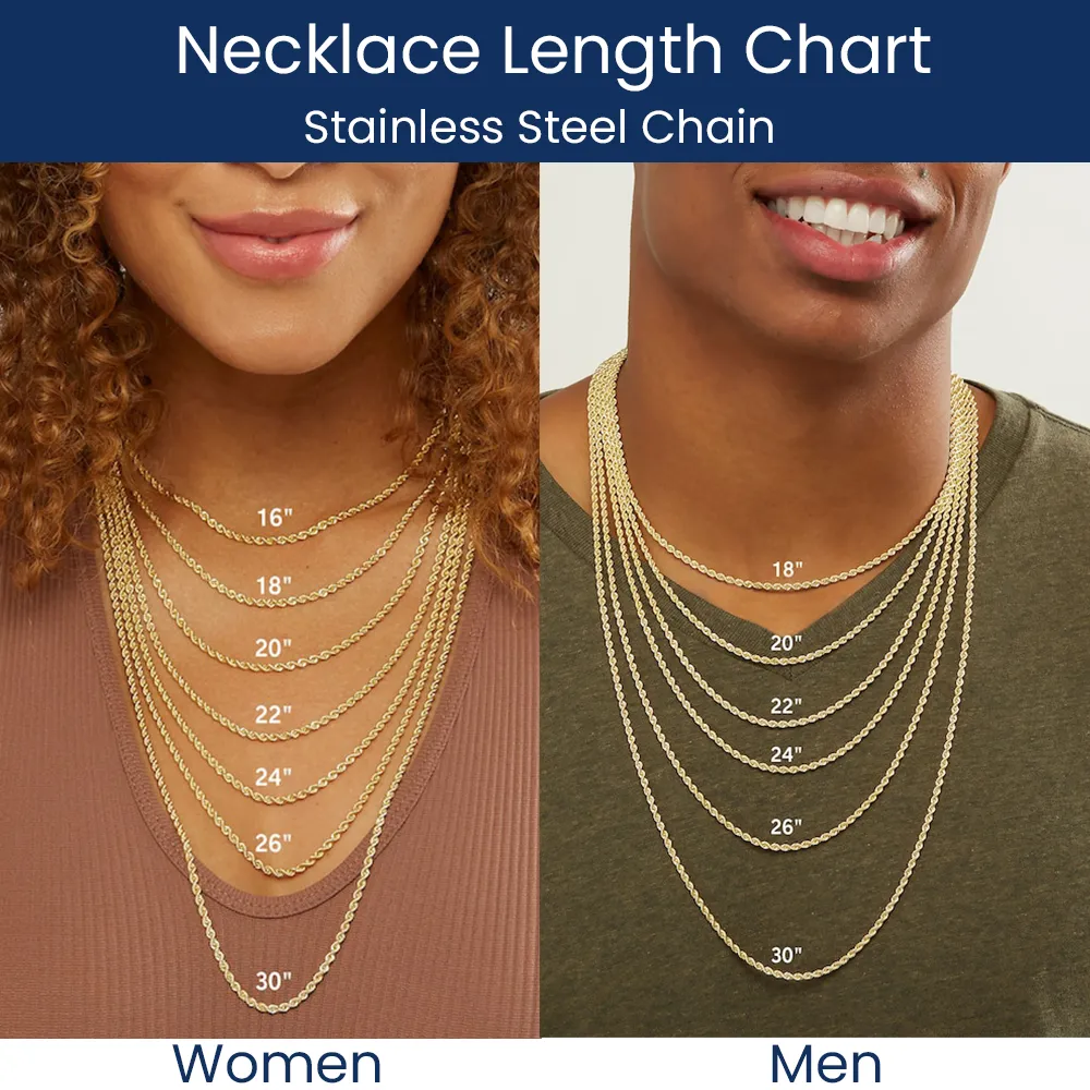 Stainless-Steel-Chain-Necklace-Length-Chart