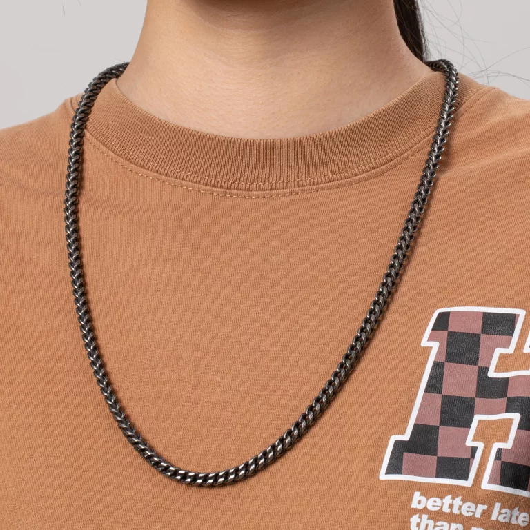 Stainless steel cuban chain necklace for women with best supplier