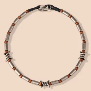 Stainless steel cylindrical bead chain necklace supplier in China