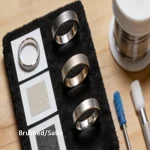 The Ring-Making Process of Brushed-Satin