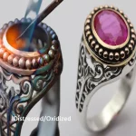 The Ring-Making Process of Distressed-Oxidized