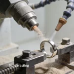 The Ring-Making Process of Sandblasting