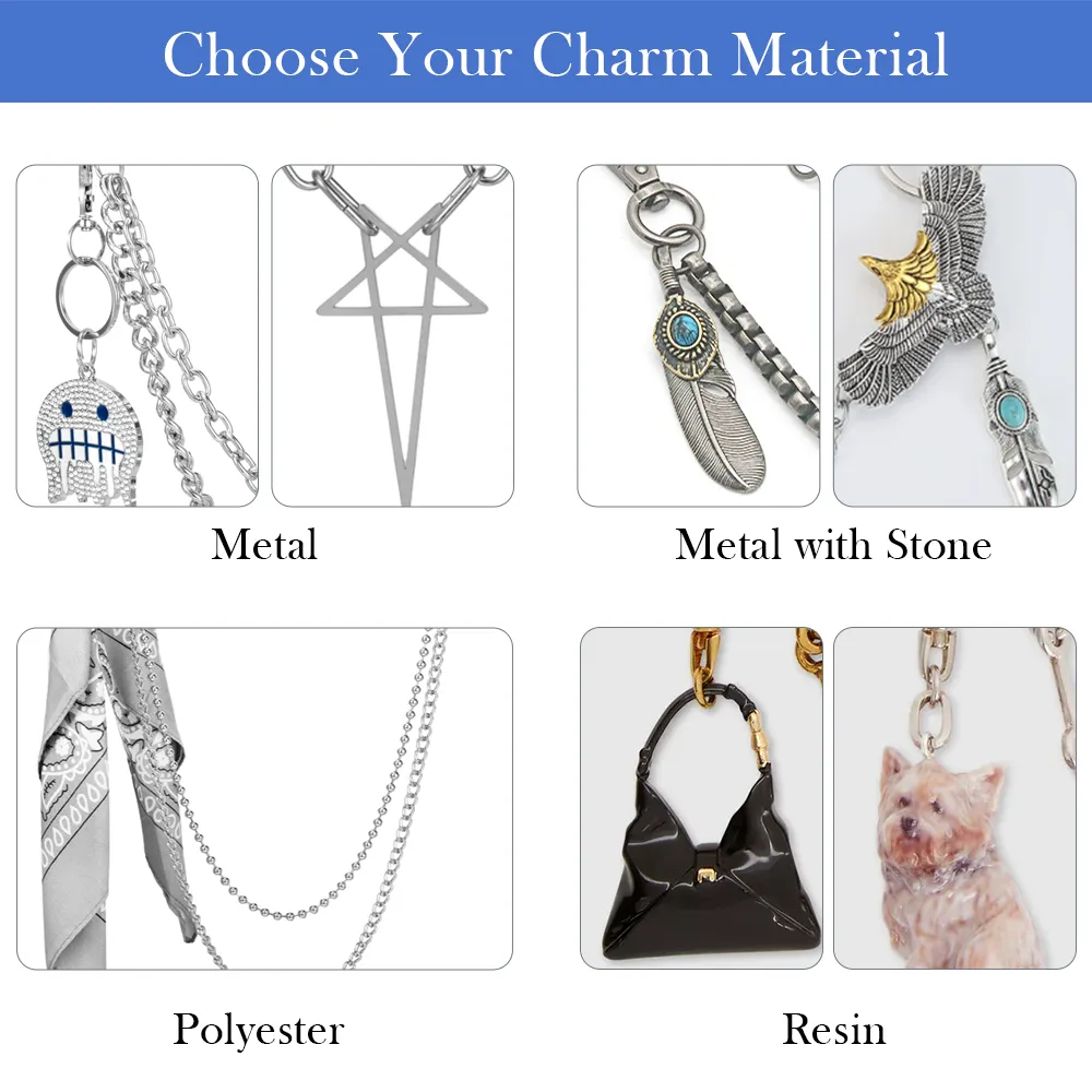 Wallet chain charm material under OEM/ODM manufacturing