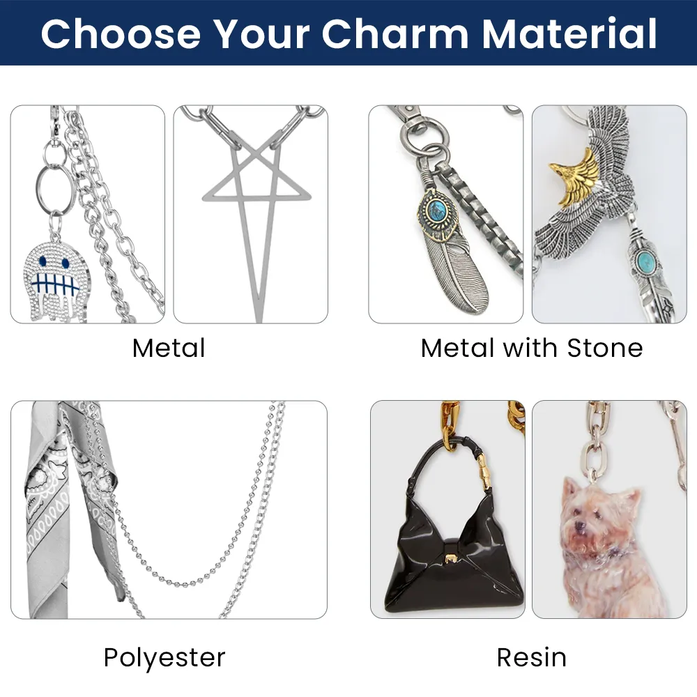 Wallet chain charm material under OEMODM manufacturing
