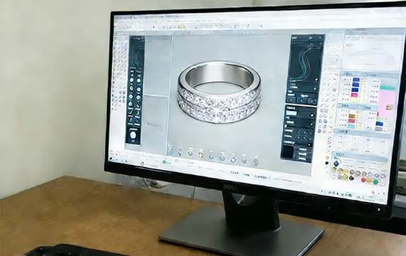 custom stainless steel ring process-3D