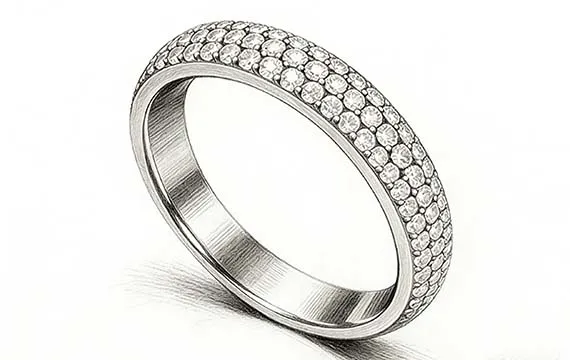 custom stainless steel ring process-Hand Sketch & Concept Finalization