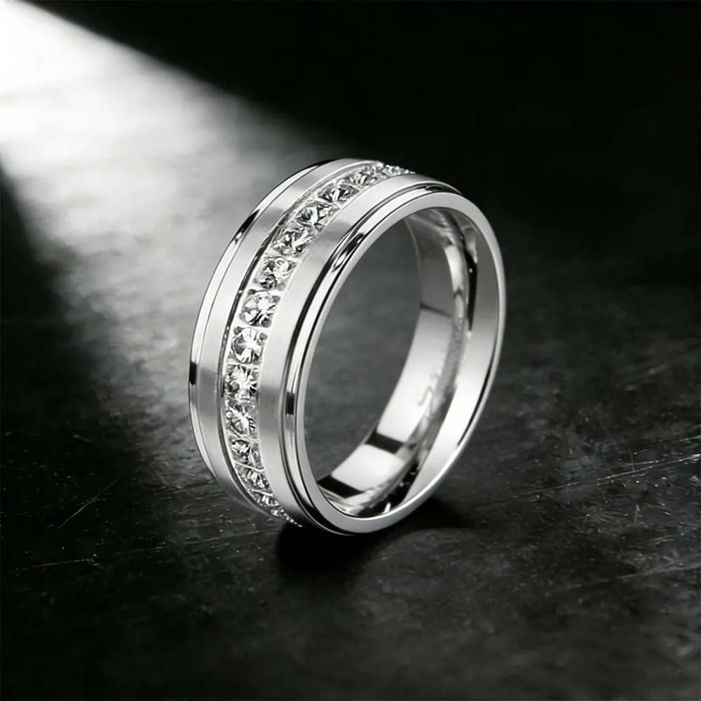 stainless steel wedding ring