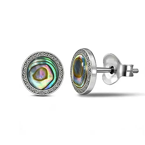 Daily Abalone Stud Earrings Wholesaler