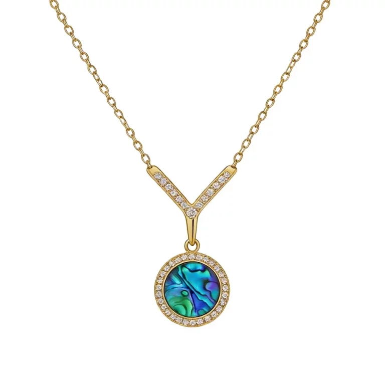 Abalone Shell Y-Chain Pendant of ODM Jewelry Manufacturer