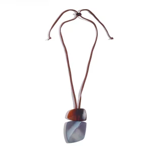 Resin Geometric Necklace Jewelry OEM Partner