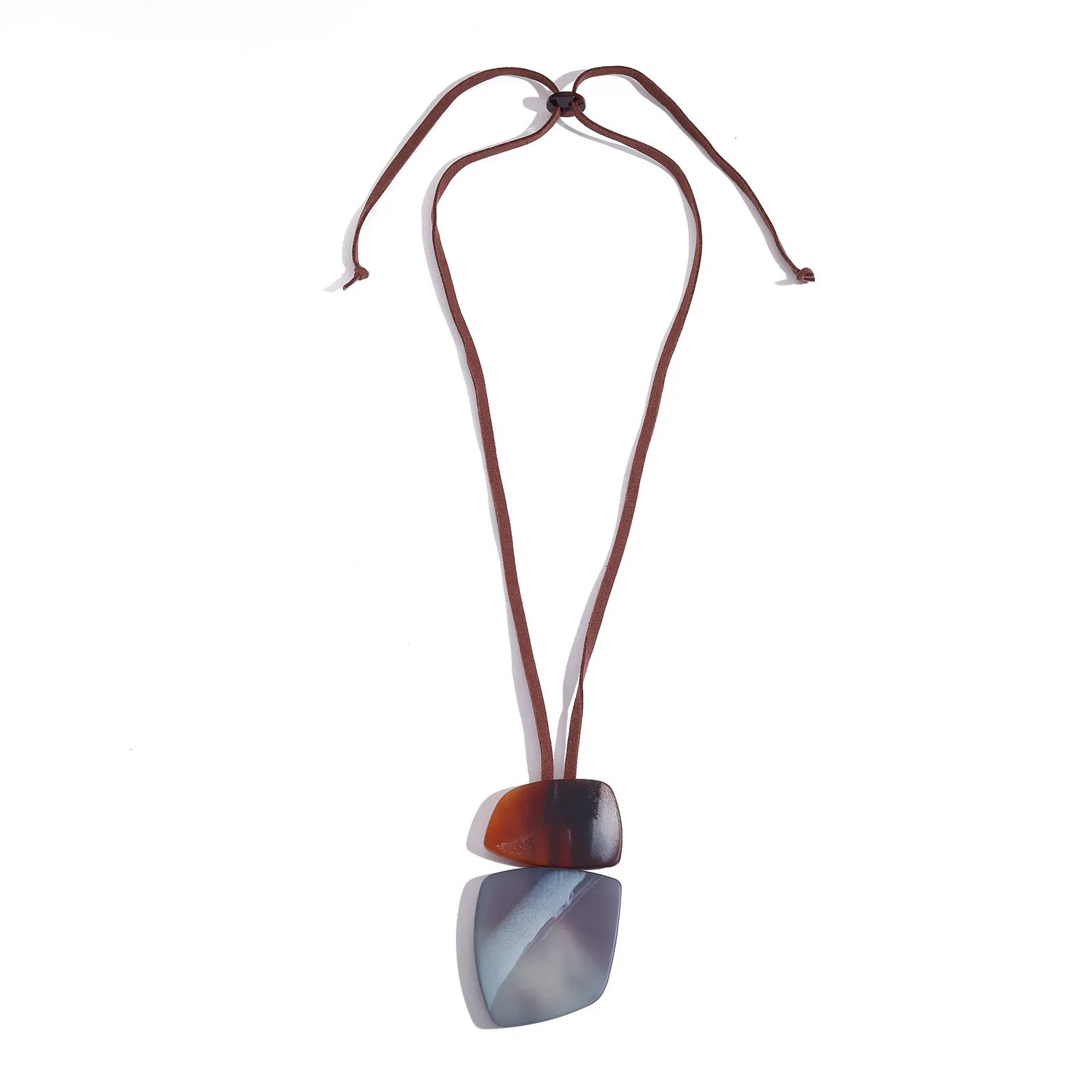 Resin Geometric Necklace Jewelry OEM Partner