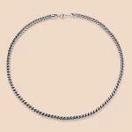 Bulk custom 316L stainless steel square chain necklace best supplier