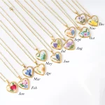 Bulk order of vintage month flower locket necklace for e-commerce seller