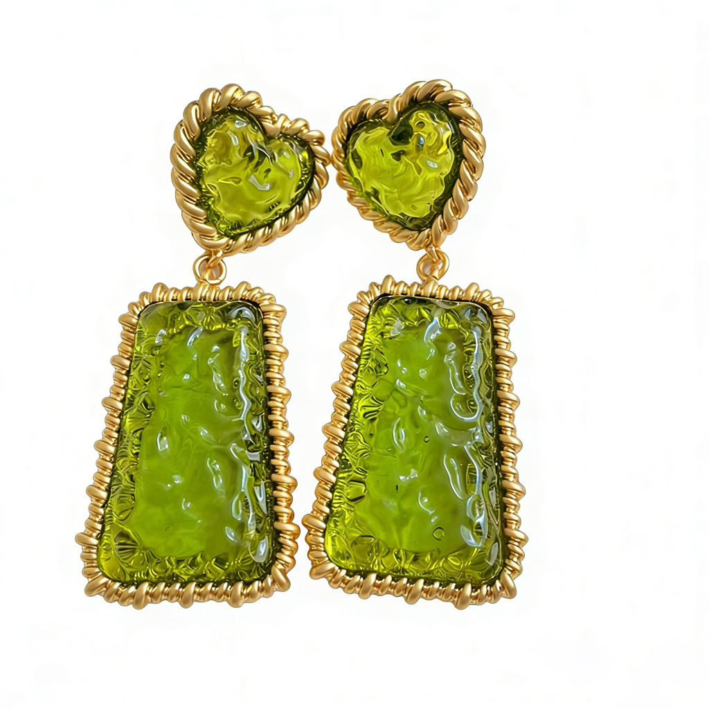 Alloy Resin Earrings Made to Order Fashion Jewelry Vendor for Emerging Designers