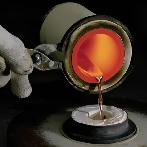 Casting metal-based frame facbrication for resin jewelry manufacturing