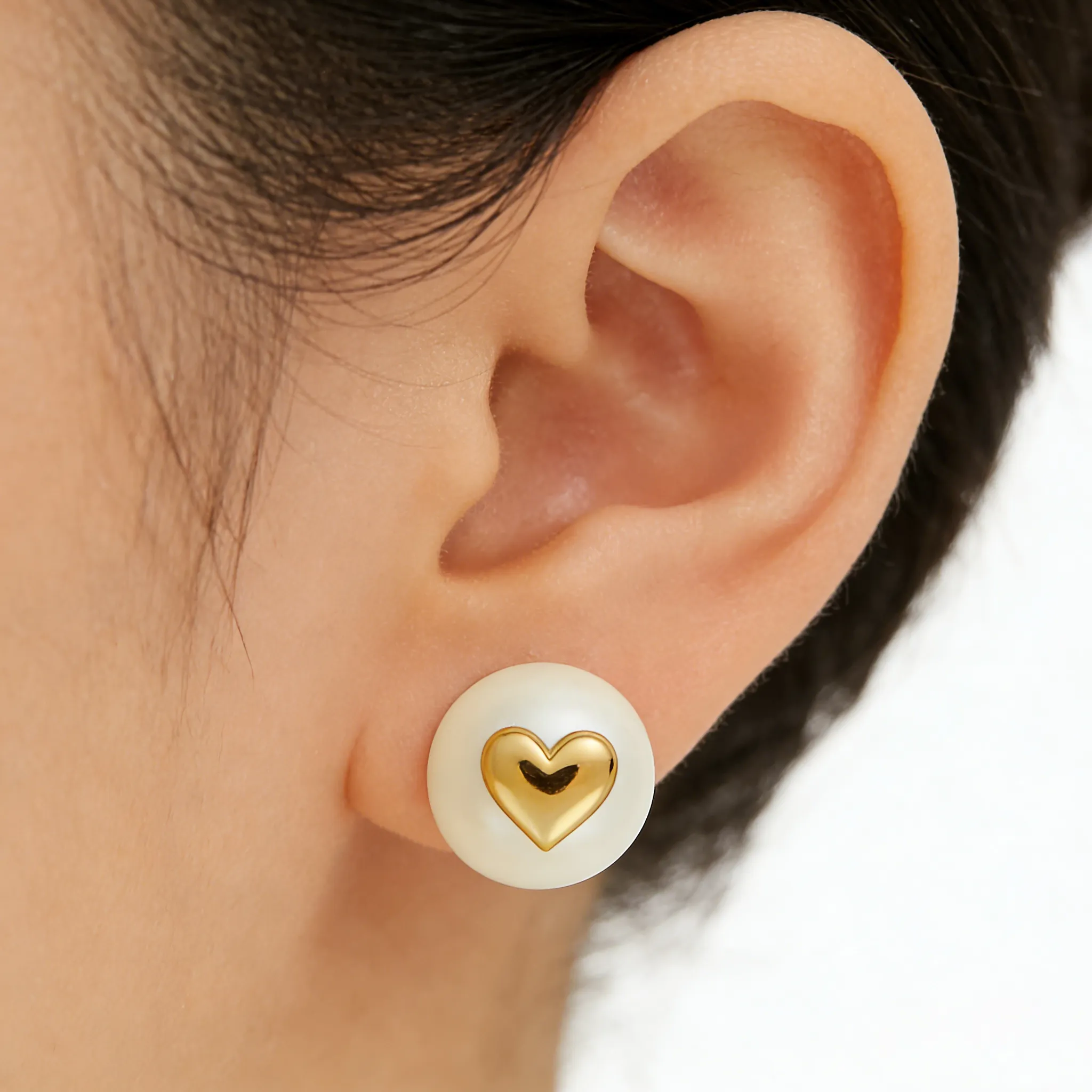 Pearl Stud Earrings Private Label Custom Jewelry Manufacturer Wholesaler