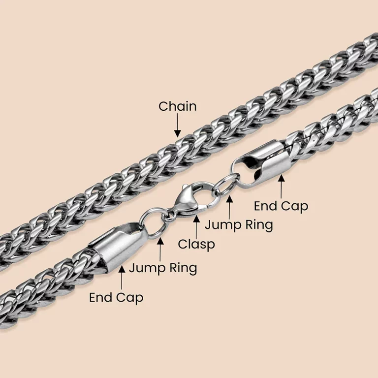 Custom accessories of stainless steel Cuban chain necklace direct factory