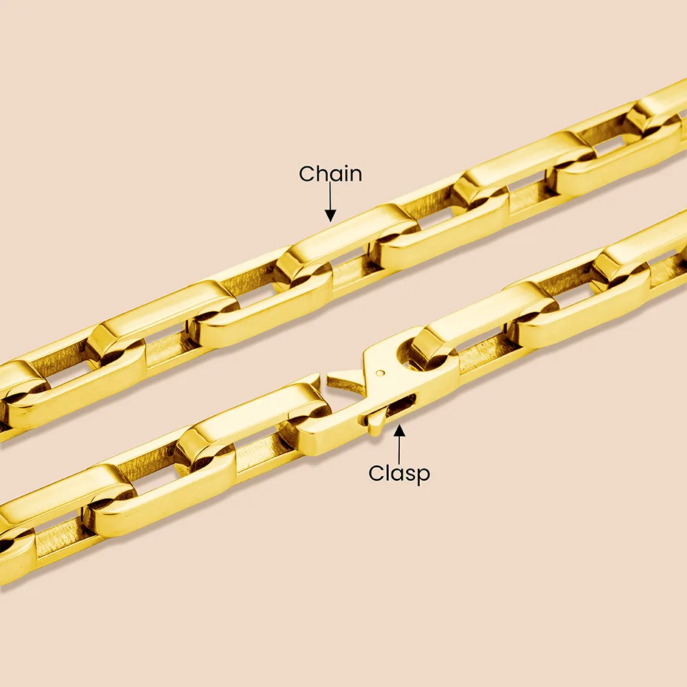 Direct source accessories of stainless steel anchor chain necklace supplier