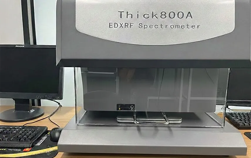 EDXRF Spectrometer for Fashion Jewelry Plating Test in Haosen Direct Factory