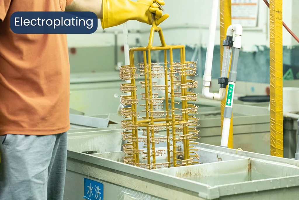 Electroplating for Brass Jewelry Source Factory