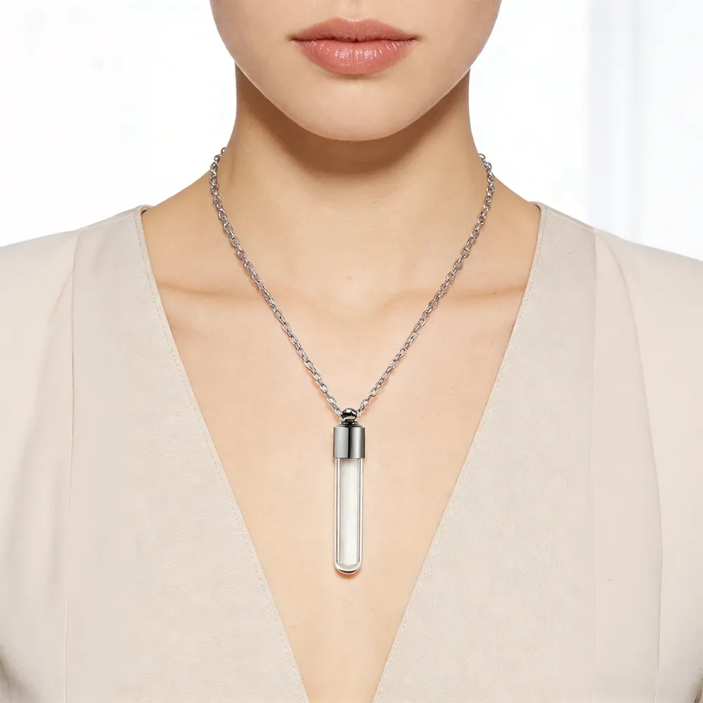 Male openable stainless steel urn locket necklace for online jewelry s eller