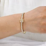 private label Gold PVD Stainless Steel Bracelet for women
