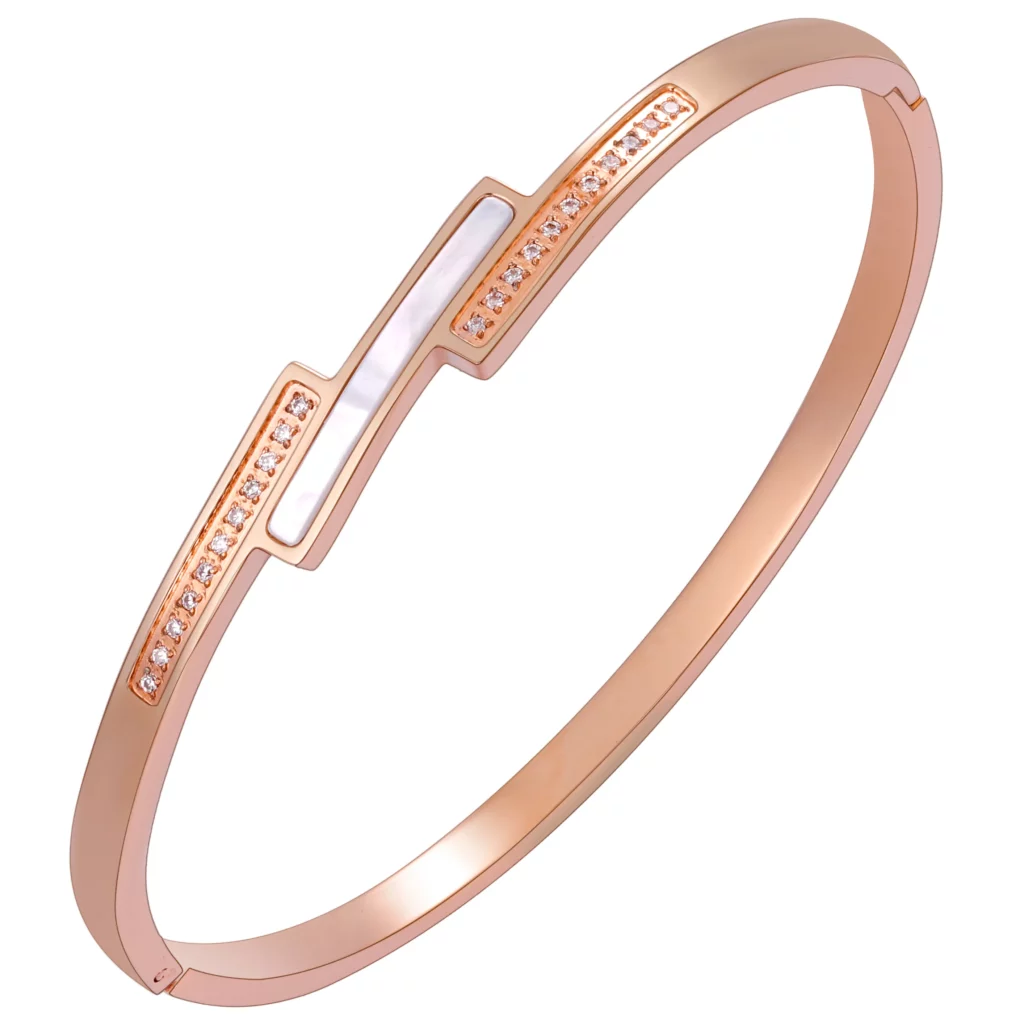 OEM Partner Mother of Pearl Bangle Bracelet Custom Jewelry Manufacturers