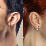 Neutral Model Wearing Vintage Ear Clip for wholesale buyers