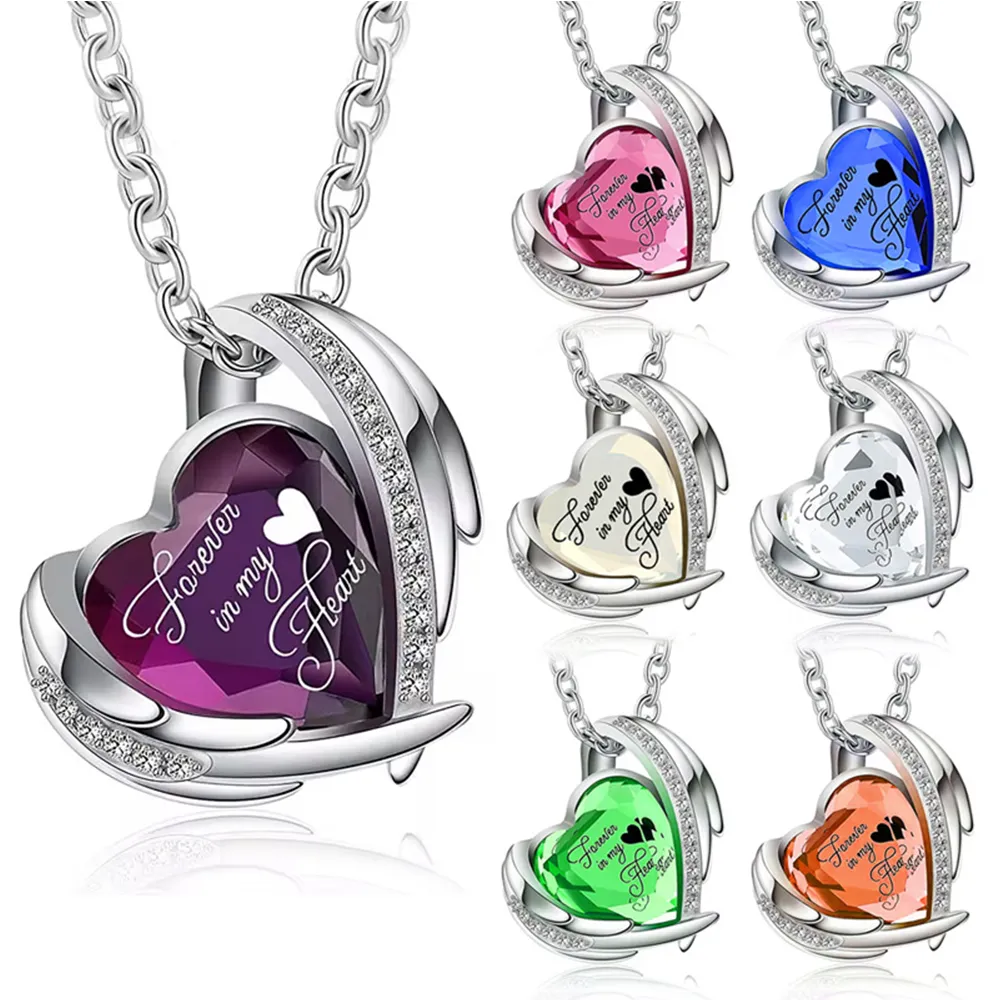 Direct factory stainless steel red heart urn necklace for women