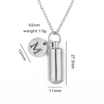 OEM size of silver-plated initial locket necklace manufacturing for brands