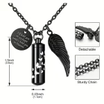 OEM size of stainless steel urn locket necklace with charm for wholesalers