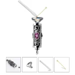 Personalized tool of colored month birthstone locket necklace for e-commerce sellers