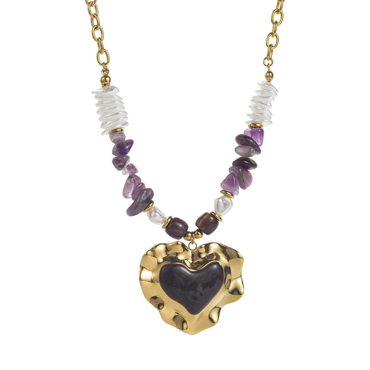 OEM Partner Resin Pendant with Stainless Steel Necklace for jewelry brand