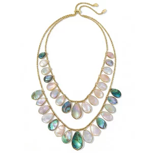Resort-Style Double-Layer Abalone Shell Necklace of ODM Jewelry Manufacturer