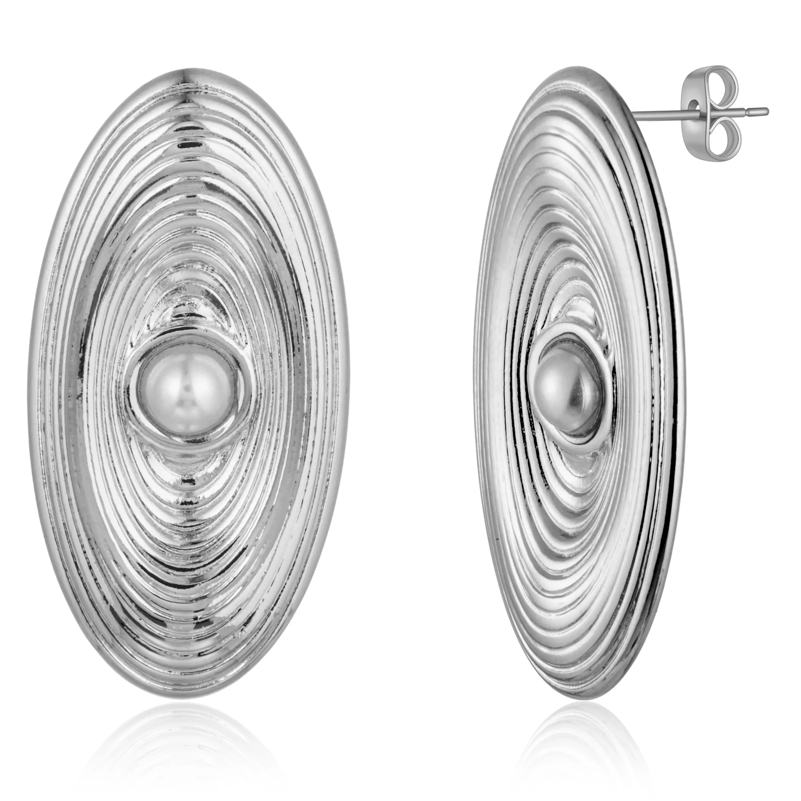 Stainless Steel Pearl Earrings B2B Custom Design for Fashion Brands