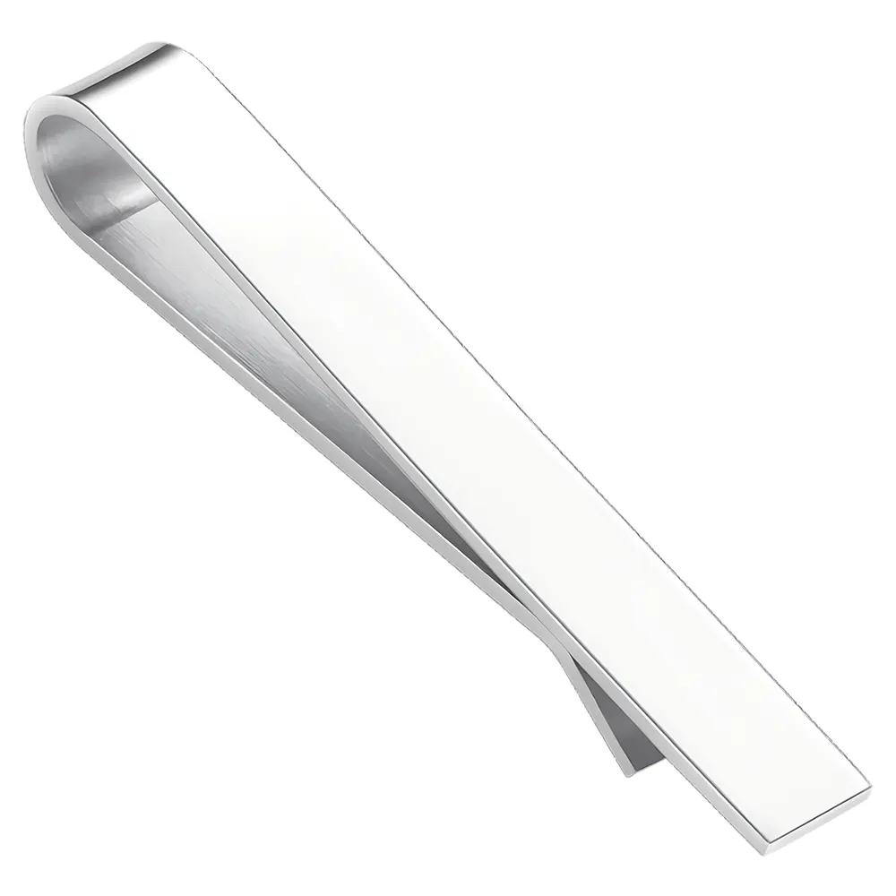 Custom Logo Engraved Stainless Steel Tie Clip Manufacturer