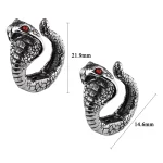 Vintage-Stainless-Steel-Ear-Clip-Size