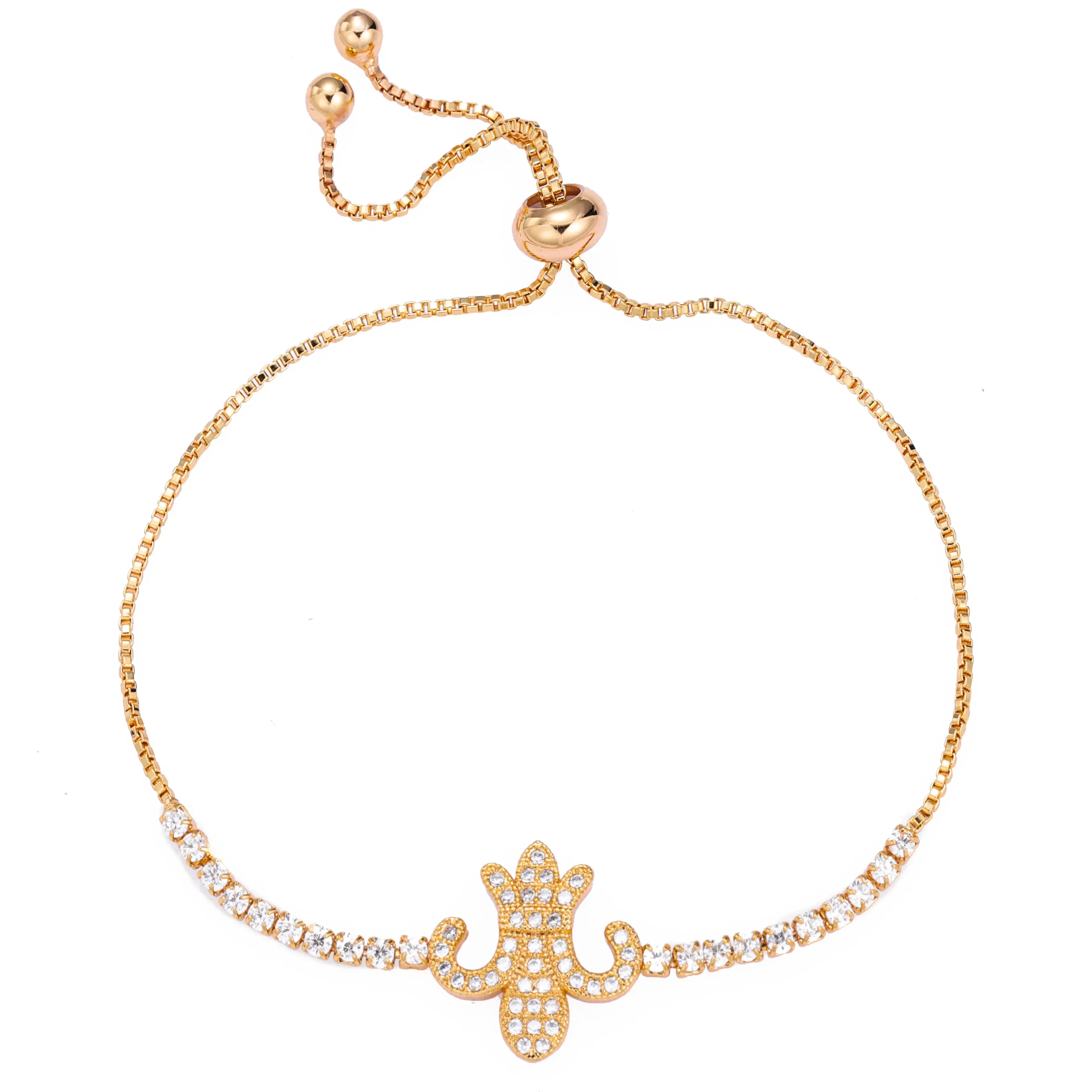 18K Real Gold Bracelet Factory Direct Wholesale