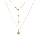 stainless steel gold plated flower necklace-jewelry manufacturer wholesale