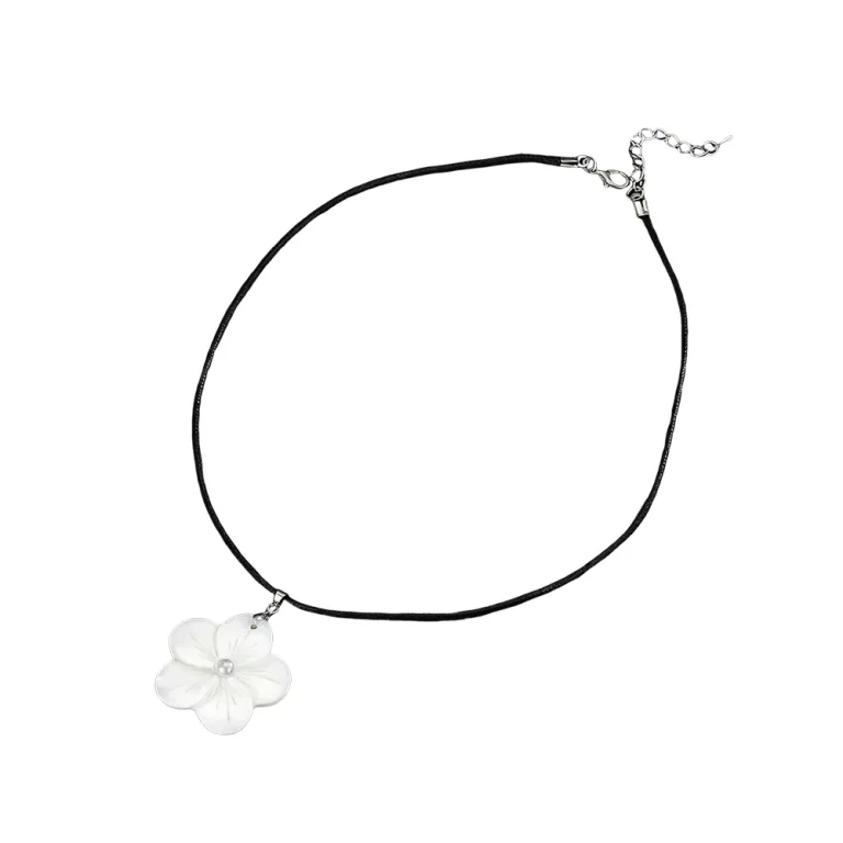 stainless steel shell flower necklace from jewelry supplier