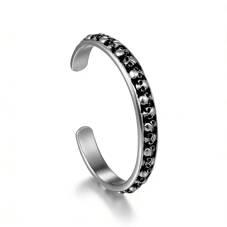 316L Stainless Steel Skull Cuff Bracelets Manufacturing for Businesses