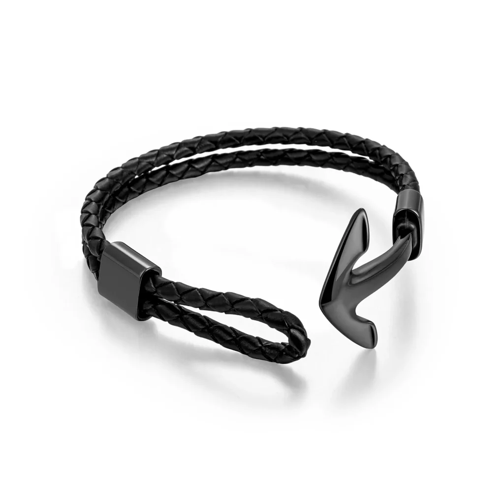 Arrow Braided Leather Bracelet Jewelry Source Factory