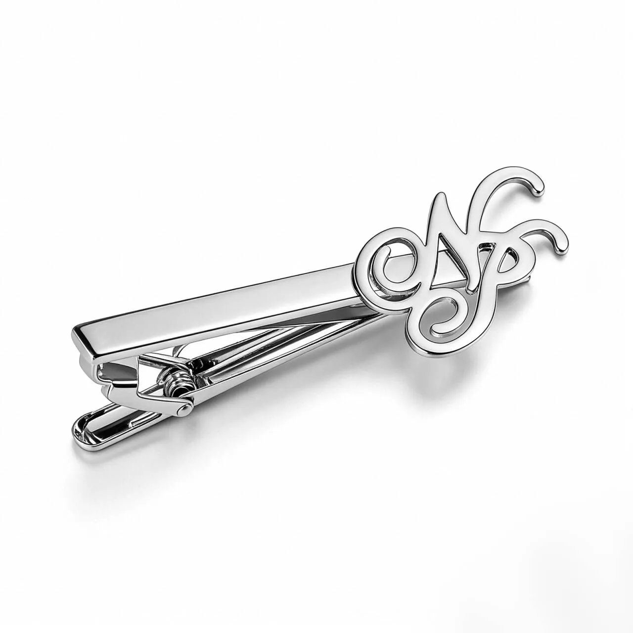Brass Elegant Logo Tie Clip-Jewelry Manufacturer China for wholesaler