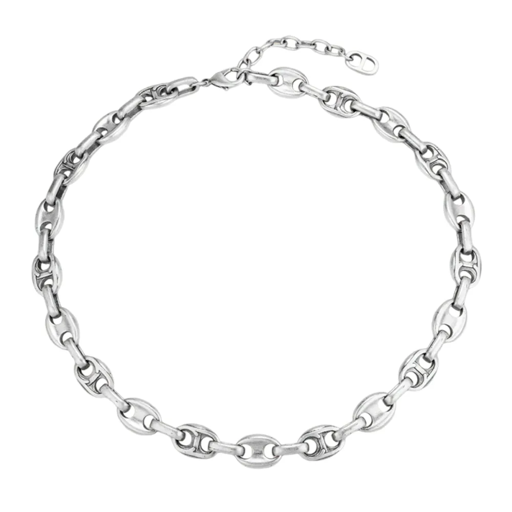 Bulk order stainless steel logo chain necklace direct supplier for businesses