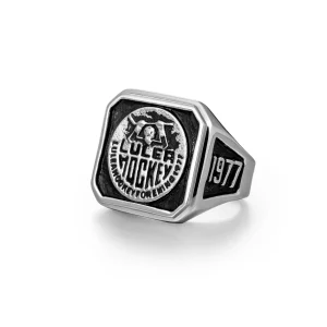 Engravable Antique Mens Signet Ring from HAOSEN Manufacturer