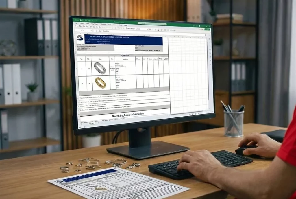 Custom stainless steel jewelry quotation and order confirmation process at Haosen OEM factory