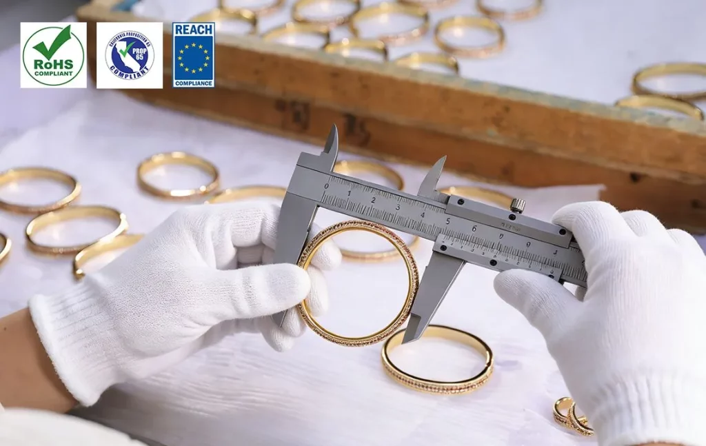 Haosen Jewelry Quality Control with RoHS REACH Certified Compliance Inspection for Fashion Jewelry Manufacturers