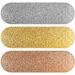 Haosen Jewelry Factory Bead Blast Matte Finish Surface Treatment for Jewelry Plating Styles