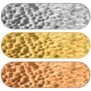 Haosen Jewelry Factory Hammered Finish Surface Treatment for Handmade Style Jewelry Surface Design